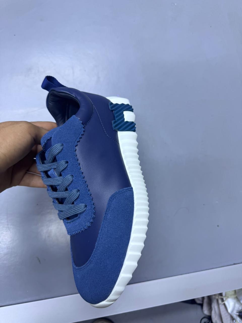 Sneakers crantées · Marine